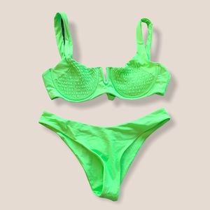 Neon Green Zaful bikini